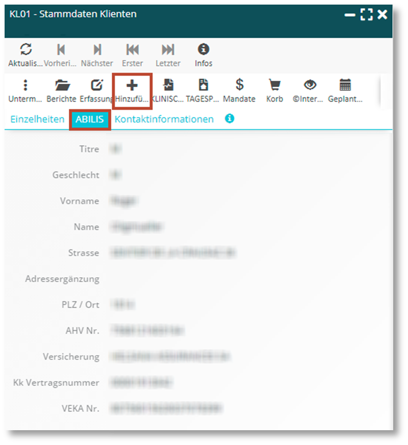 Neues Quick-Search-Feld in den Kundenstammdaten