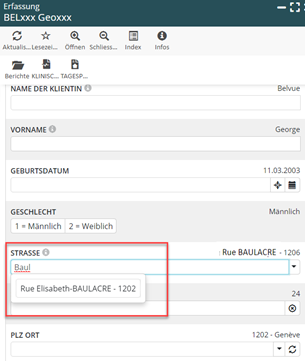 Strassennamen – Aktualisierung der MedLink-Stammdaten
